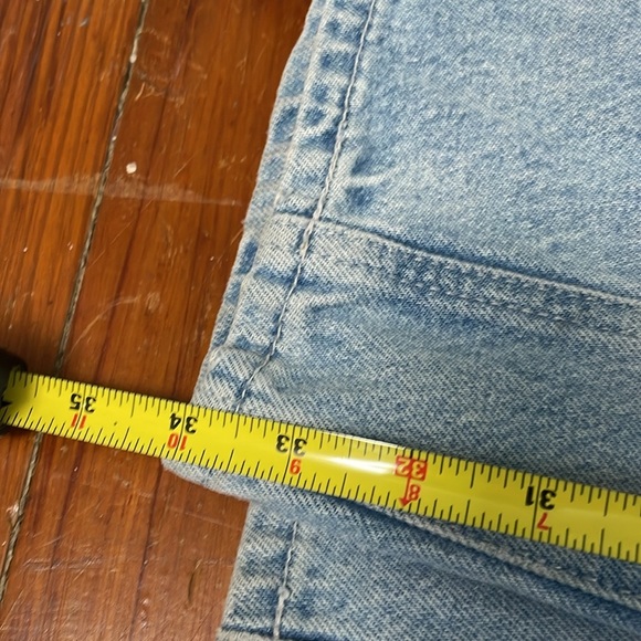 Zara Jeans high waist light wash straight leg Size 10 - Picture 6 of 6